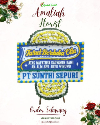 Papan Bunga Duka di Pakis